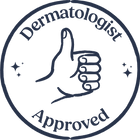Dermatologist approved badge